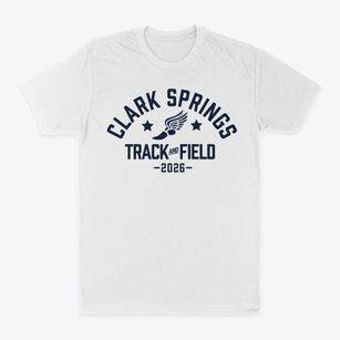 Clark Springs Elementary School Track and Field Classic Dad T-Shirt