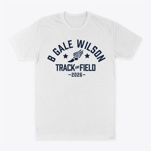 B Gale Wilson Elementary School Track and Field Classic Dad T-Shirt