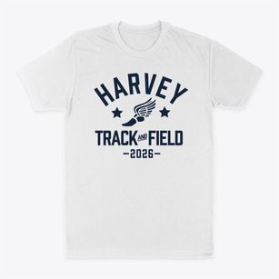 Harvey Elementary School Track and Field Classic Dad T-Shirt
