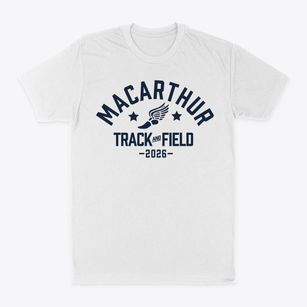 Macarthur Elementary School Track and Field Classic Dad T-Shirt