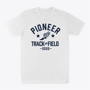 Pioneer Elementary School Track and Field Classic Dad T-Shirt