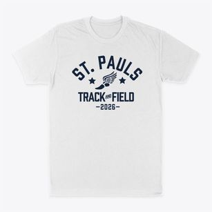 Saint Pauls Littlest Angel Prep Track and Field Classic Dad T-Shirt