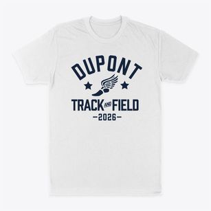 Dupont Elementary School Track and Field Classic Dad T-Shirt