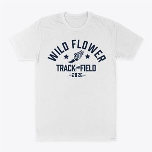 Wild Flower Elementary School Track and Field Classic Dad T-Shirt