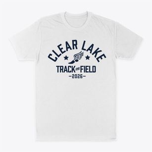 Clear Lake Middle School Track and Field Classic Dad T-Shirt