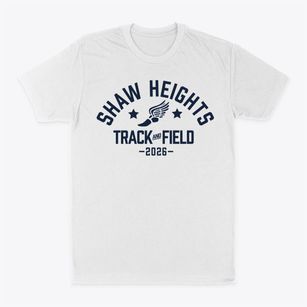 Shaw Heights Middle School Track and Field Classic Dad T-Shirt