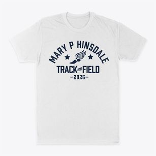 Mary P Hinsdale Elementary School Track and Field Classic Dad T-Shirt