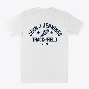John J Jennings Elementary School Track and Field Classic Dad T-Shirt
