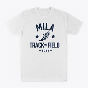 Mila Elementary School Track and Field Classic Dad T-Shirt