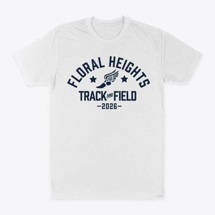 Floral Heights Elementary School Track and Field Classic Dad T-Shirt