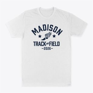 Madison R C Simis School Track and Field Classic Dad T-Shirt
