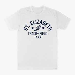 Saint Elizabeth Elementary School Track and Field Classic Dad T-Shirt