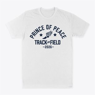Prince Of Peace Lutheran School Track and Field Classic Dad T-Shirt