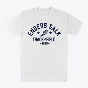 Enders Salk Elementary School Track and Field Classic Dad T-Shirt