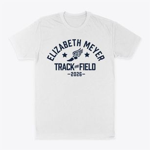 Elizabeth Meyer School Track and Field Classic Dad T-Shirt
