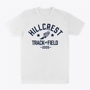 Hillcrest Middle School Track and Field Classic Dad T-Shirt