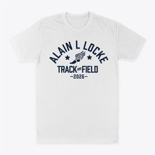 Alain L Locke Elementary School Track and Field Classic Dad T-Shirt