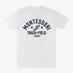 Montessori Academy Track and Field Classic Dad T-Shirt