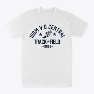Isom V O Central Elementary School Track and Field Classic Dad T-Shirt