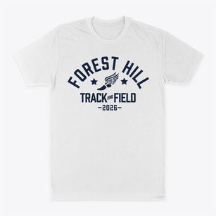 Forest Hill Elementary School Track and Field Classic Dad T-Shirt