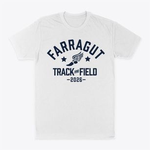 Farragut Elementary School Track and Field Classic Dad T-Shirt