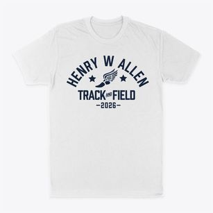 Henry W Allen Elementary School Track and Field Classic Dad T-Shirt