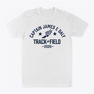 Captain James E Daly Elementary School Track and Field Classic Dad T-Shirt