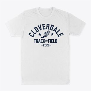 Cloverdale Junior High School Track and Field Classic Dad T-Shirt