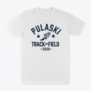 Pulaski Elementary School Track and Field Classic Dad T-Shirt