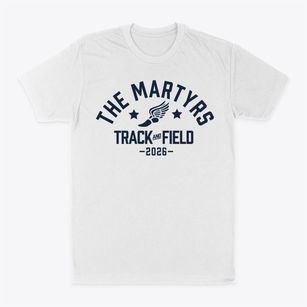 The Martyrs Of Uganda Catholic Academy Track and Field Classic Dad T-Shirt
