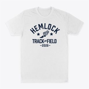 Hemlock High School Track and Field Classic Dad T-Shirt