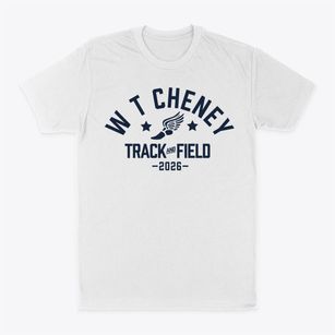 W T Cheney Elementary School Track and Field Classic Dad T-Shirt