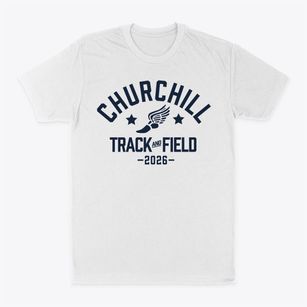 Churchill Junior High School Track and Field Classic Dad T-Shirt