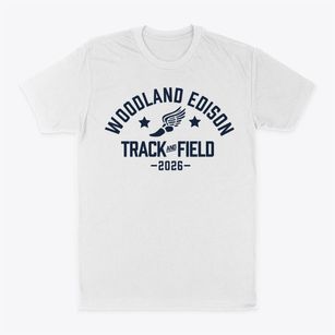 Woodland Edison Classical Academy Track and Field Classic Dad T-Shirt
