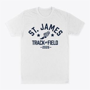 Saint James Catholic School Track and Field Classic Dad T-Shirt