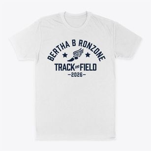 Bertha B Ronzone Elementary School Track and Field Classic Dad T-Shirt