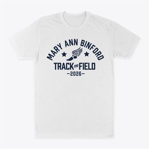 Mary Ann Binford Elementary School Track and Field Classic Dad T-Shirt