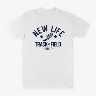 New Life Baptist Academy Track and Field Classic Dad T-Shirt