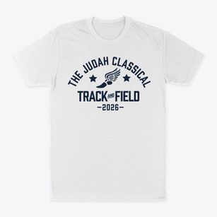 The Judah Classical Christian Academy Track and Field Classic Dad T-Shirt