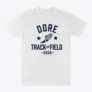 Dore Academy Track and Field Classic Dad T-Shirt