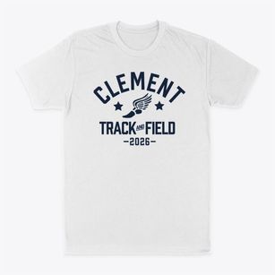 Clement Early College High School Track and Field Classic Dad T-Shirt