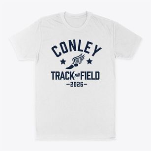 Conley High School Track and Field Classic Dad T-Shirt