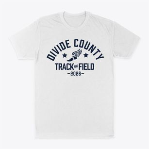 Divide County High School Track and Field Classic Dad T-Shirt