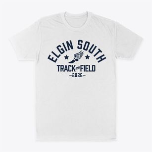 Elgin South Elementary School Track and Field Classic Dad T-Shirt