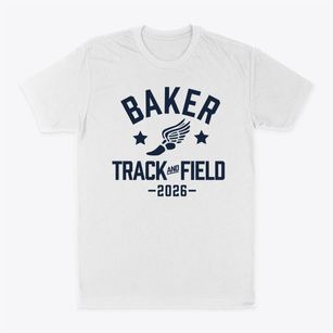 Baker Middle School Track and Field Classic Dad T-Shirt