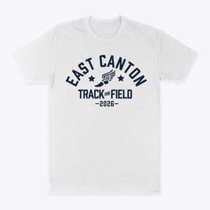 East Canton Middle School Track and Field Classic Dad T-Shirt
