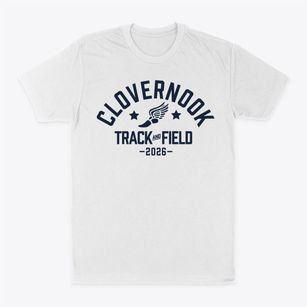 Clovernook Elementary School Track and Field Classic Dad T-Shirt