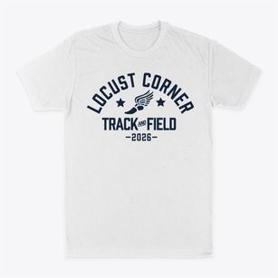 Locust Corner Elementary School Track and Field Classic Dad T-Shirt