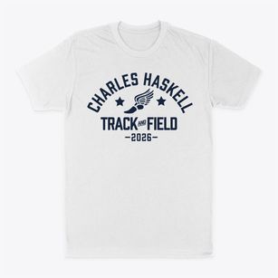 Charles Haskell Elementary School Track and Field Classic Dad T-Shirt