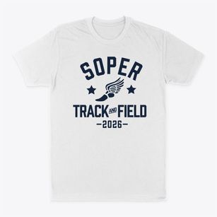 Soper School Track and Field Classic Dad T-Shirt